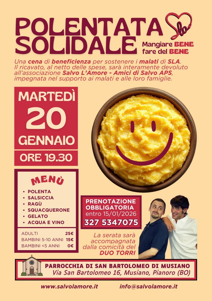 20-01-2026 Volantino Polentata Solidale Salvo L'Amore